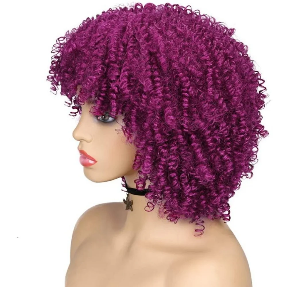 Blooming Hair Curly High Quality Wig